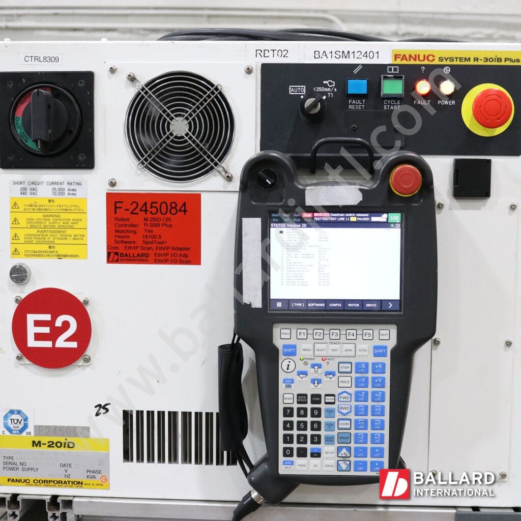 FANUC R30iB Plus Teach Pendant under power
