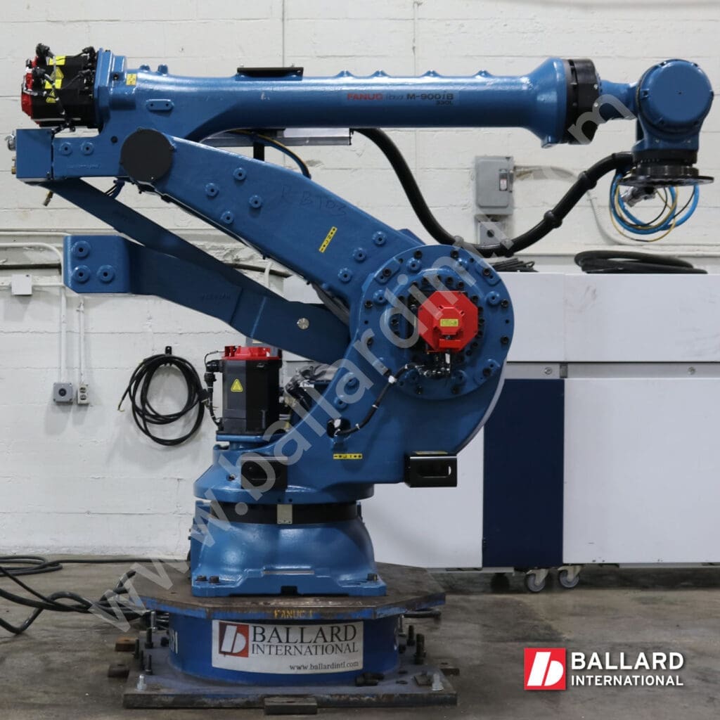 FANUC M-900iB/330L used industrial robot complete system with R30iB Plus controller and dress package F993859