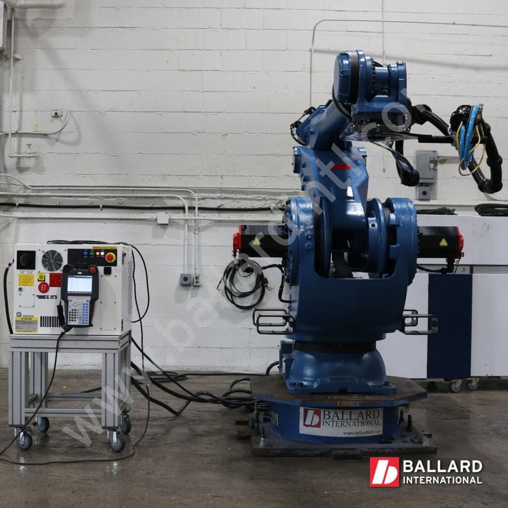 FANUC M-900iB/330L with R30iB Plus controller, teach pendant and dress package complete used industrial robot system F993859