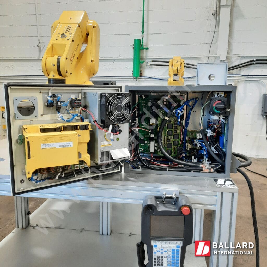 FANUC R30iB Mate Controller Cabinet with LR Mate 200iD Robot and teach pendant complete system F154231