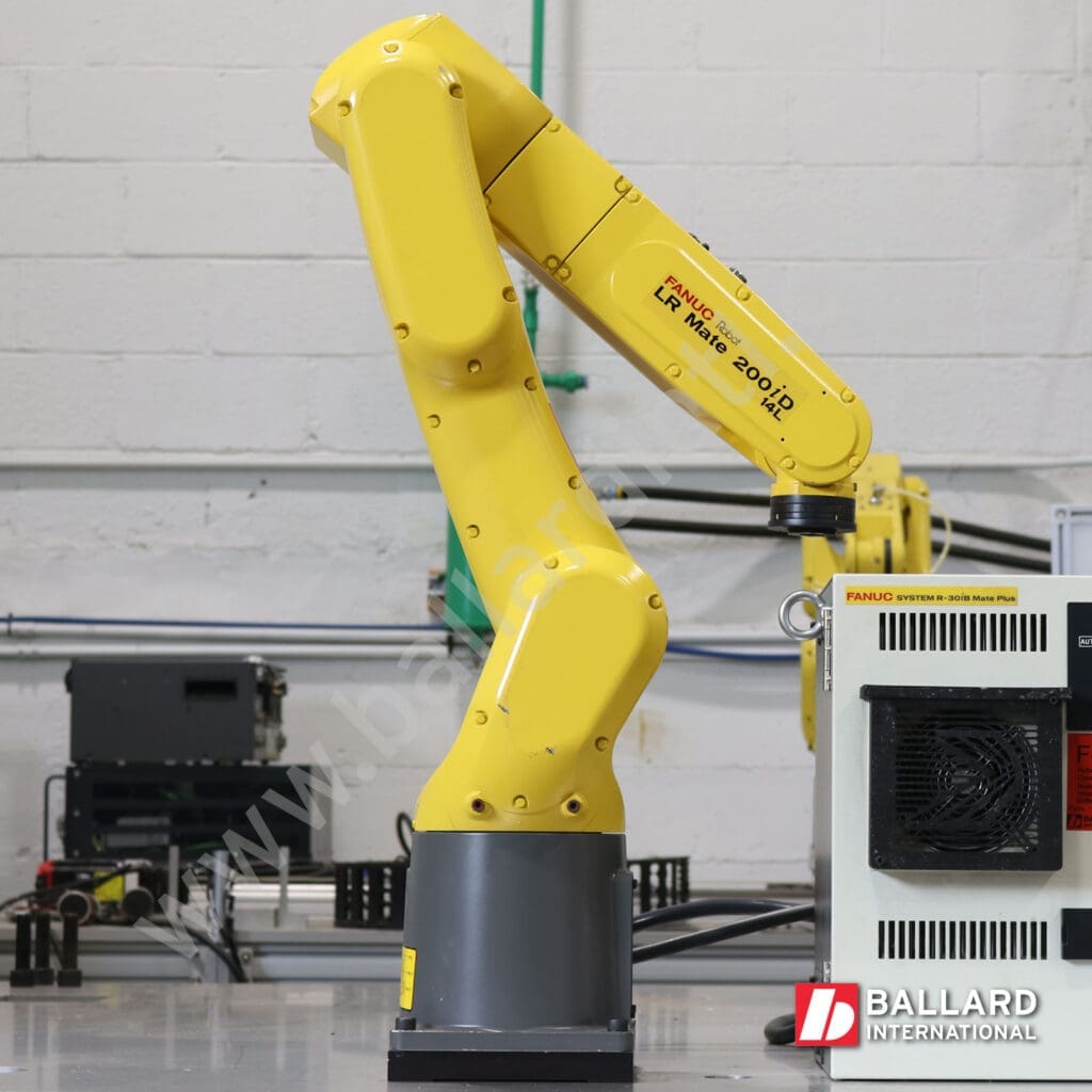 FANUC LR Mate 200iD/14L complete system with R30iB Mate Plus Controller, used industrial robot F255826