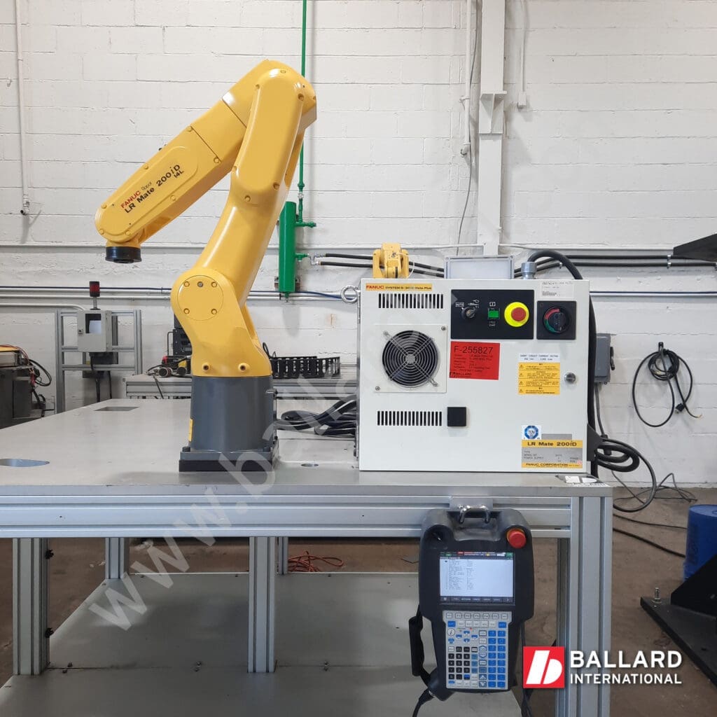 FANUC LR Mate 200iD/14L with R30iB Mate Plus Controller complete used industrial robot system F255827