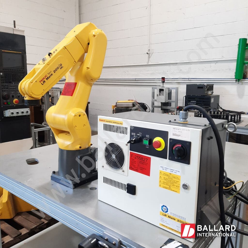 FANUC LR Mate 200iD/14L with R30iB Mate Plus Controller Complete System Under Power Used Industrial Robot