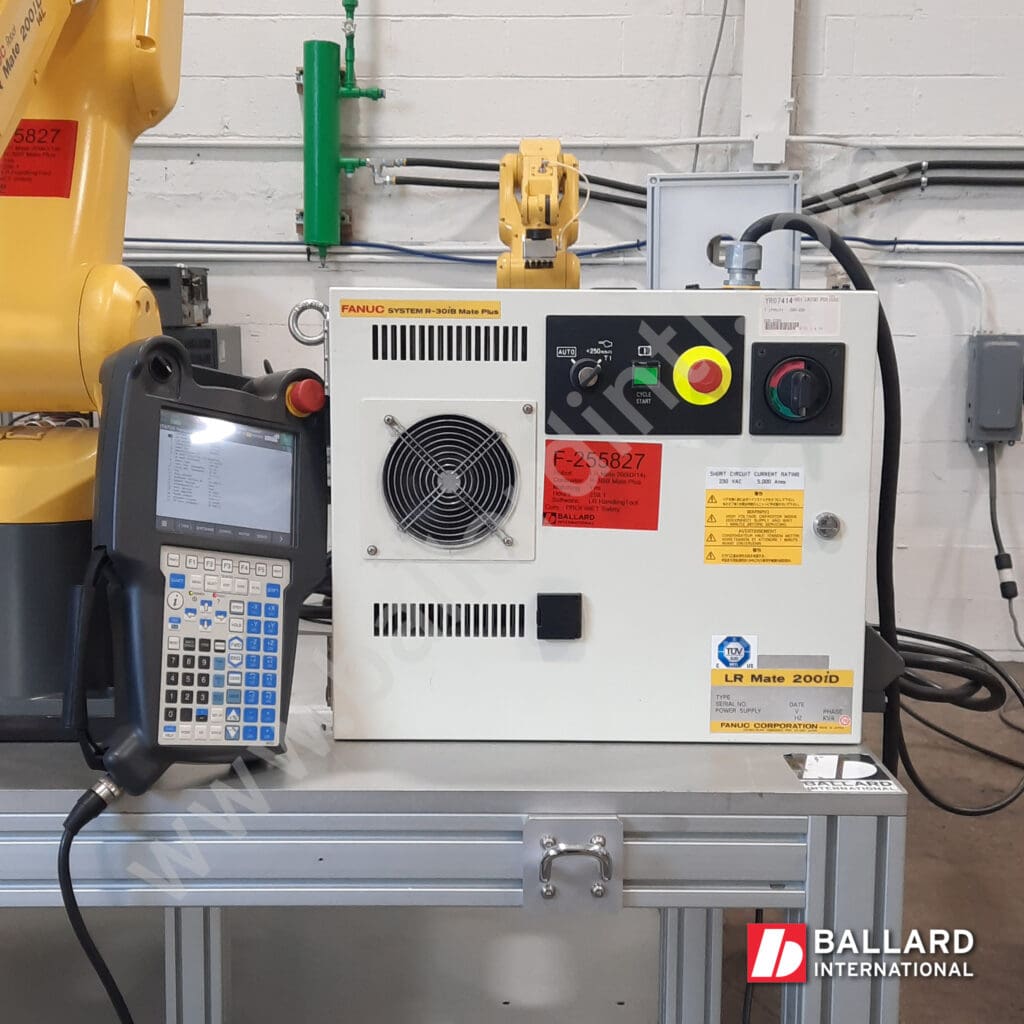 FANUC R30iB Mate Plus Controller for LR Mate 200iD/14L complete used industrial robot system with teach pendant under power F255827