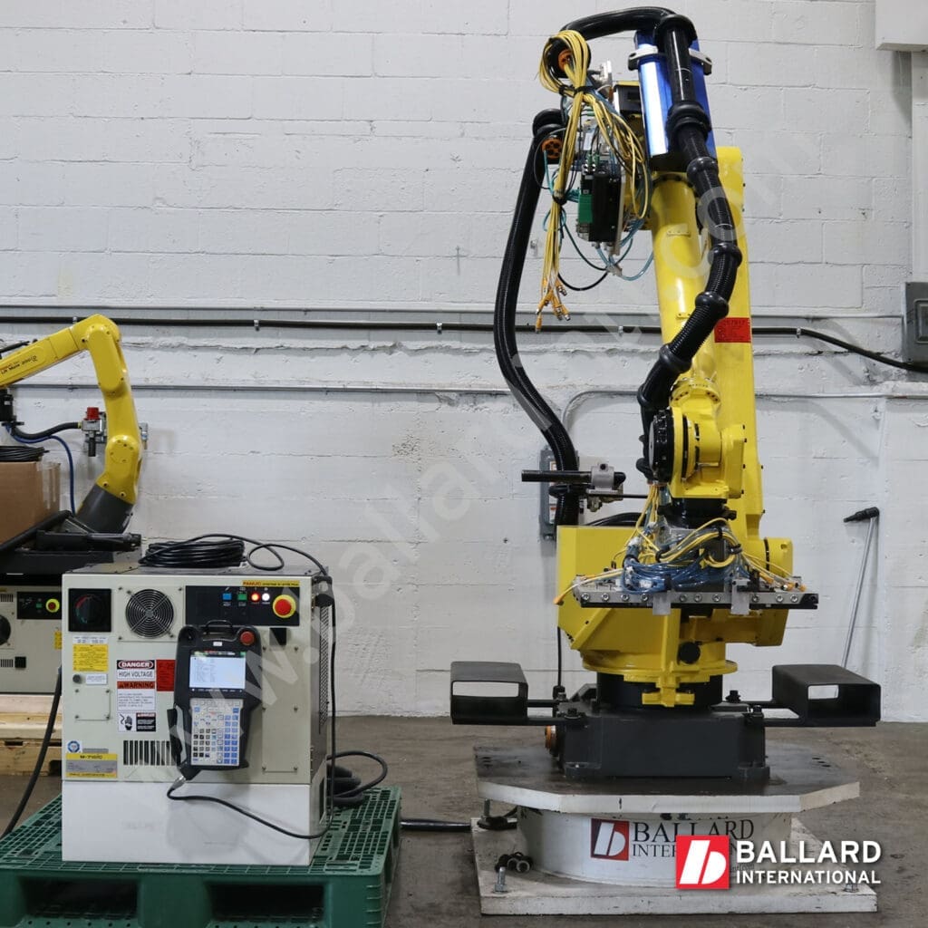 FANUC M-710iC/45M complete system with r30iB plus controller, teach pendant and dress package, used industrial robot F257817