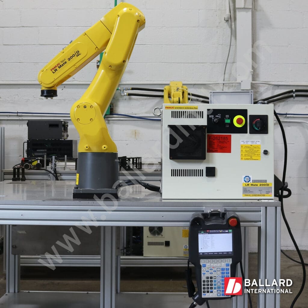 FANUC used industrial robot complete system LR Mate 200iD/14L with R30iB Mate Plus Controller and teach pendant F262185