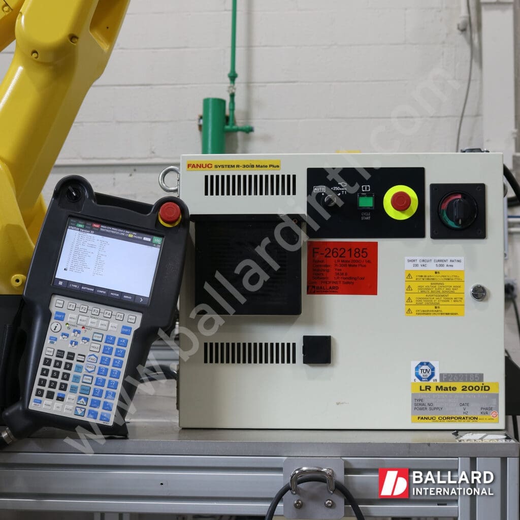 FANUC used industrial robot controller R30iB Mate Plus for LR Mate 200iD/14L with teach pendant F262185