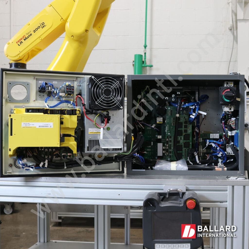FANUC LR Mate 200iD/14L with R30iB Mate Plus Controller Cabinet and teach pendant used industrial robot complete system