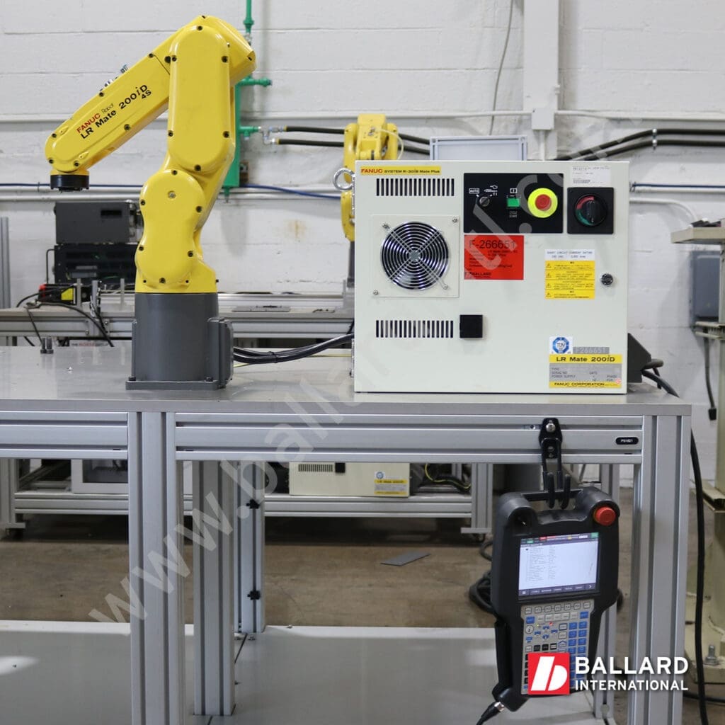 FANUC new robot LR Mate 200iD/4S with R30iB Mate Plus Controller under power with teach pendant F266651