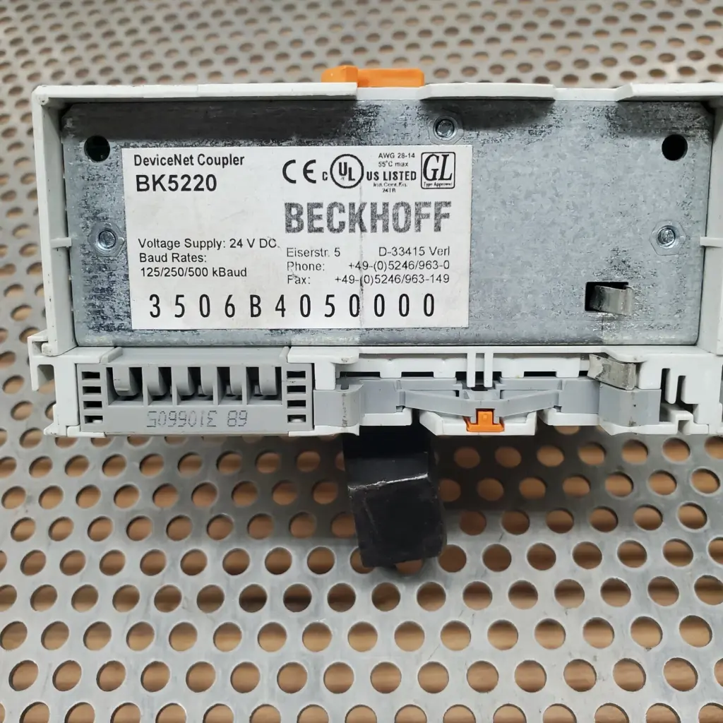 Beckhoff BK5220 DeviceNet Digital I/O Communication Module Part Number